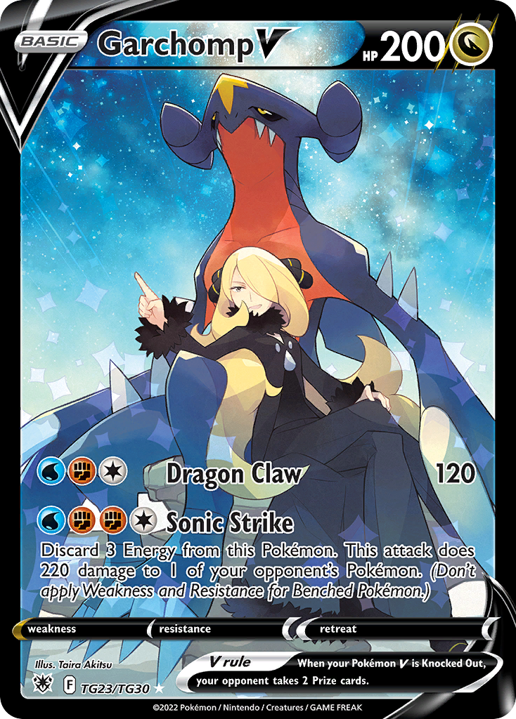 Astral Radiance Trainer Gallery Garchomp V #TG23/30
